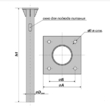 Закладная деталь фундамента ФМ-159-1,5-200(14) - Опоры и металлоконструкции
