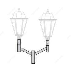 Торшерные кронштейны для парковых светильников - Опоры и металлоконструкции