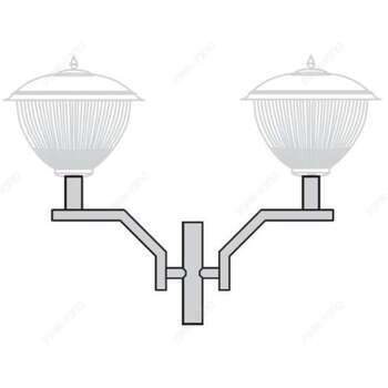 Кронштейн торшерный двухрожковый К96-0,5…0,6-0,3-0-0 - Опоры и металлоконструкции