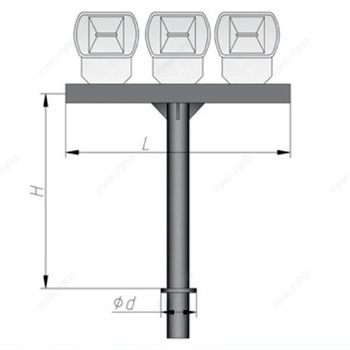 Кронштейн прожекторный - Опоры и металлоконструкции